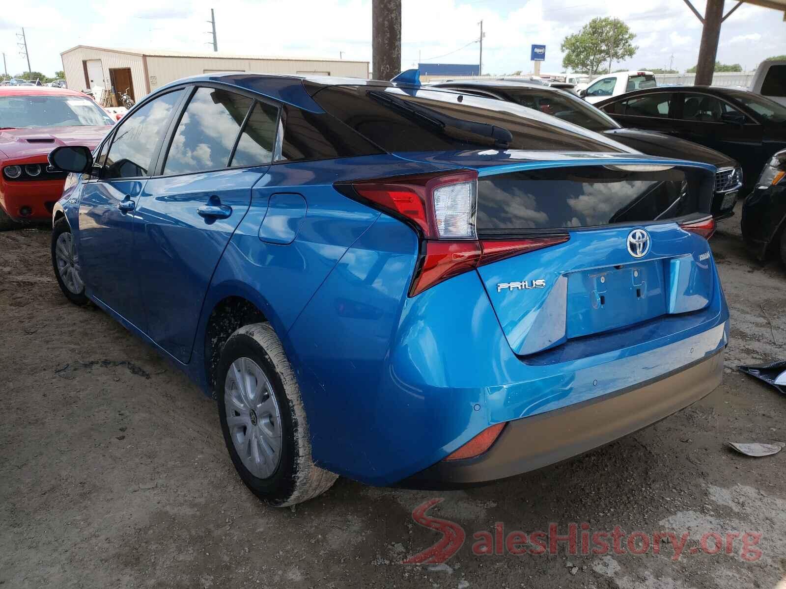 JTDKARFU0K3090417 2019 TOYOTA PRIUS