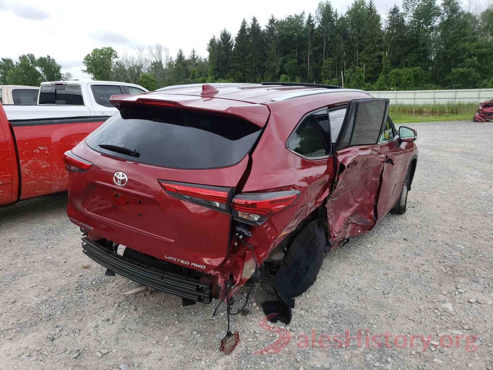 5TDDZRBHXMS070803 2021 TOYOTA HIGHLANDER