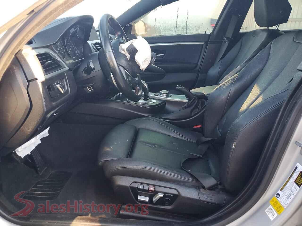 2019 BMW 4 SERIES VIN WBA4J1C52KBM16986, engine bay