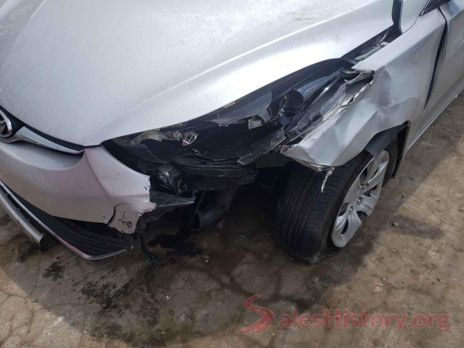 5NPDH4AE4GH757993 2016 HYUNDAI ELANTRA