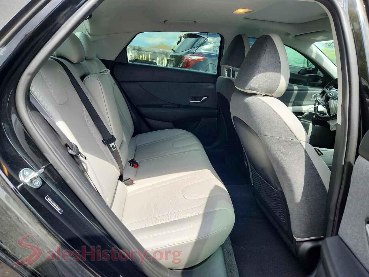 2023 HYUNDAI ELANTRA VIN 5NPLP4AG0PH105503, odometer mileage