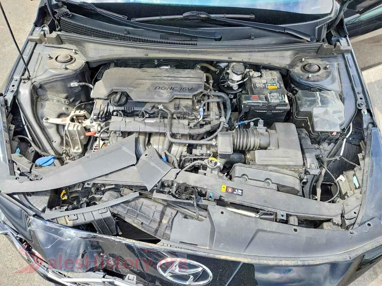 2023 HYUNDAI ELANTRA VIN 5NPLP4AG0PH105503, VIN plate