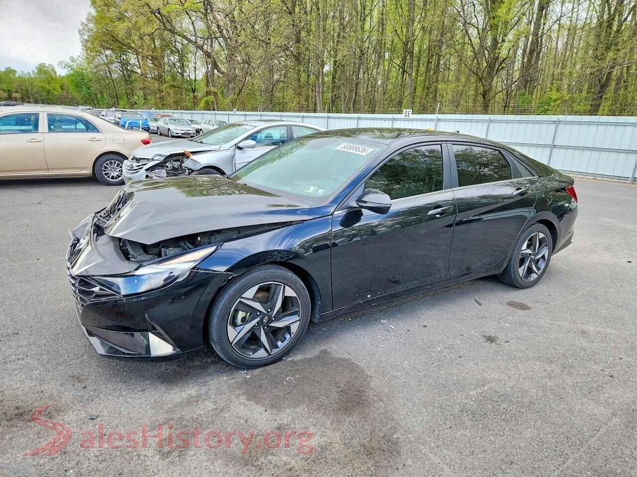 2023 HYUNDAI ELANTRA VIN 5NPLP4AG0PH105503, auction photo