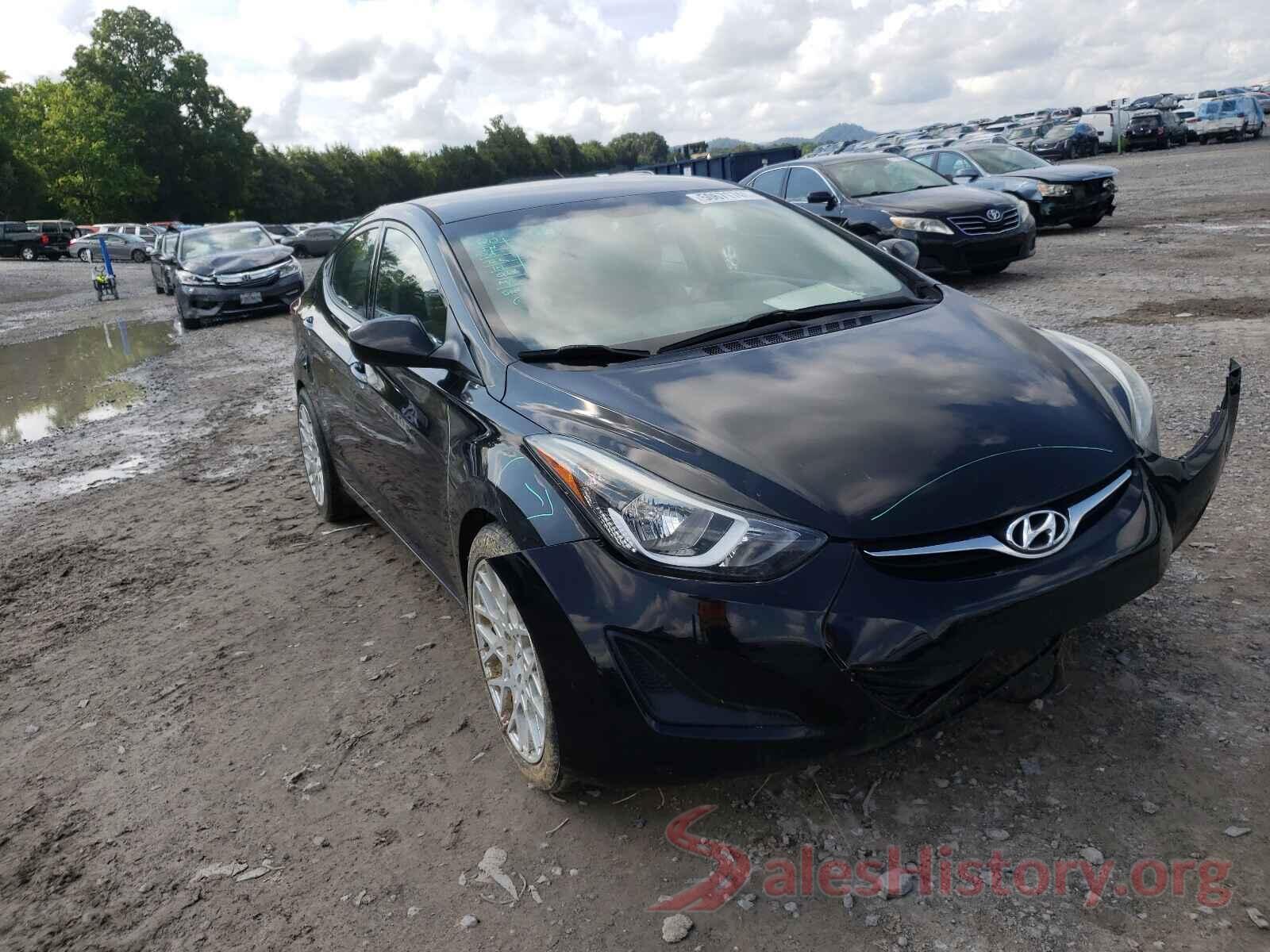 5NPDH4AE7GH770284 2016 HYUNDAI ELANTRA