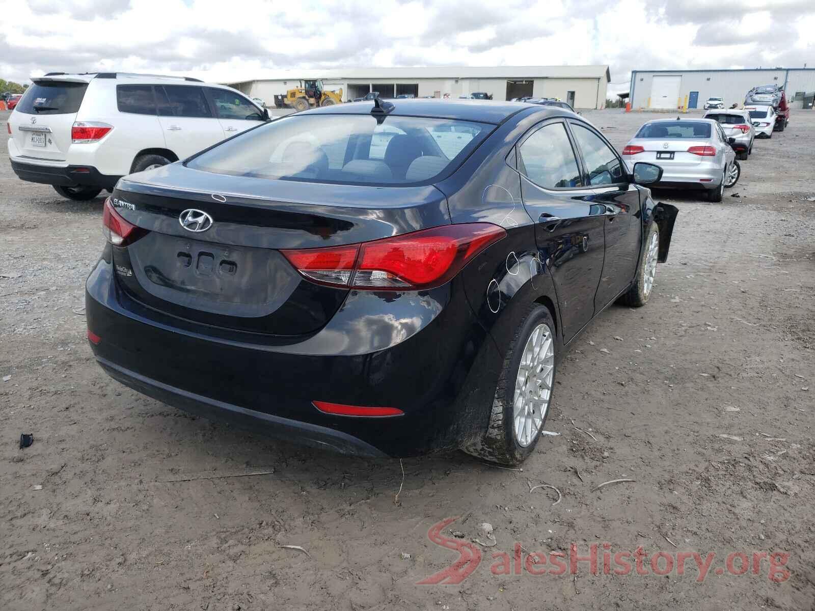 5NPDH4AE7GH770284 2016 HYUNDAI ELANTRA