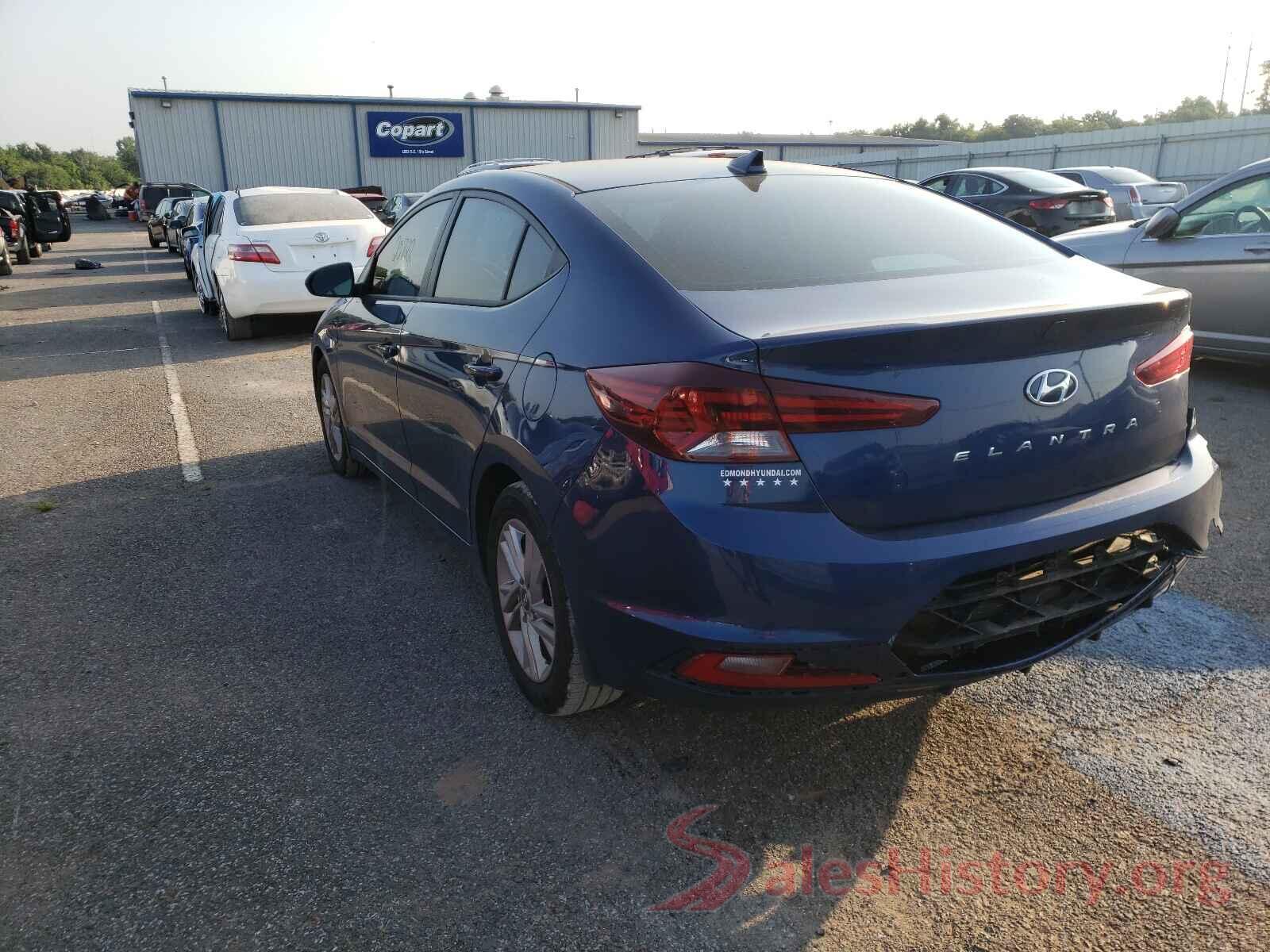 5NPD84LFXLH550668 2020 HYUNDAI ELANTRA