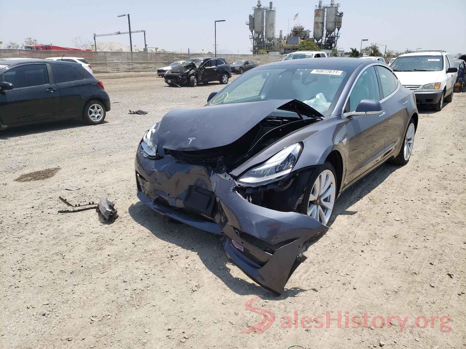 5YJ3E1EA0KF444912 2019 TESLA MODEL 3