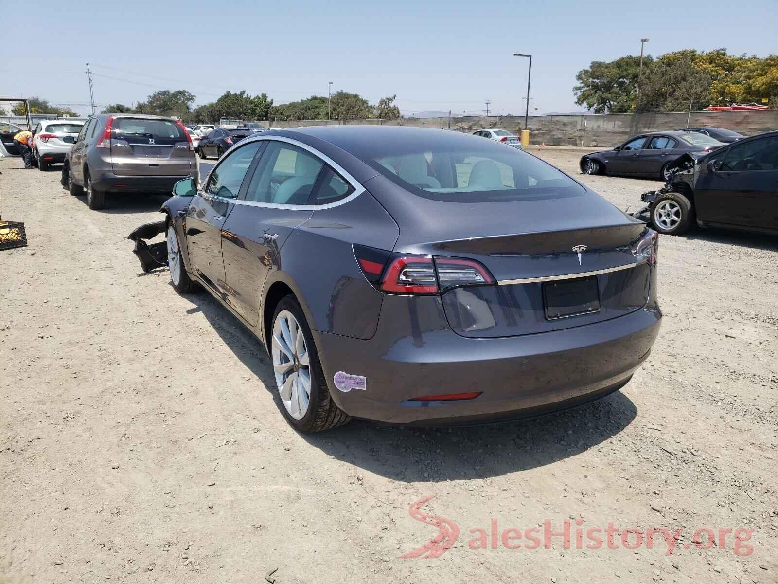 5YJ3E1EA0KF444912 2019 TESLA MODEL 3