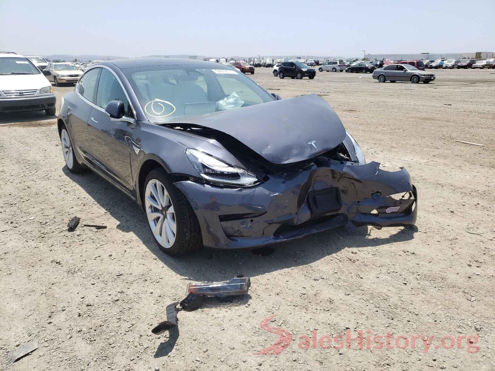 5YJ3E1EA0KF444912 2019 TESLA MODEL 3