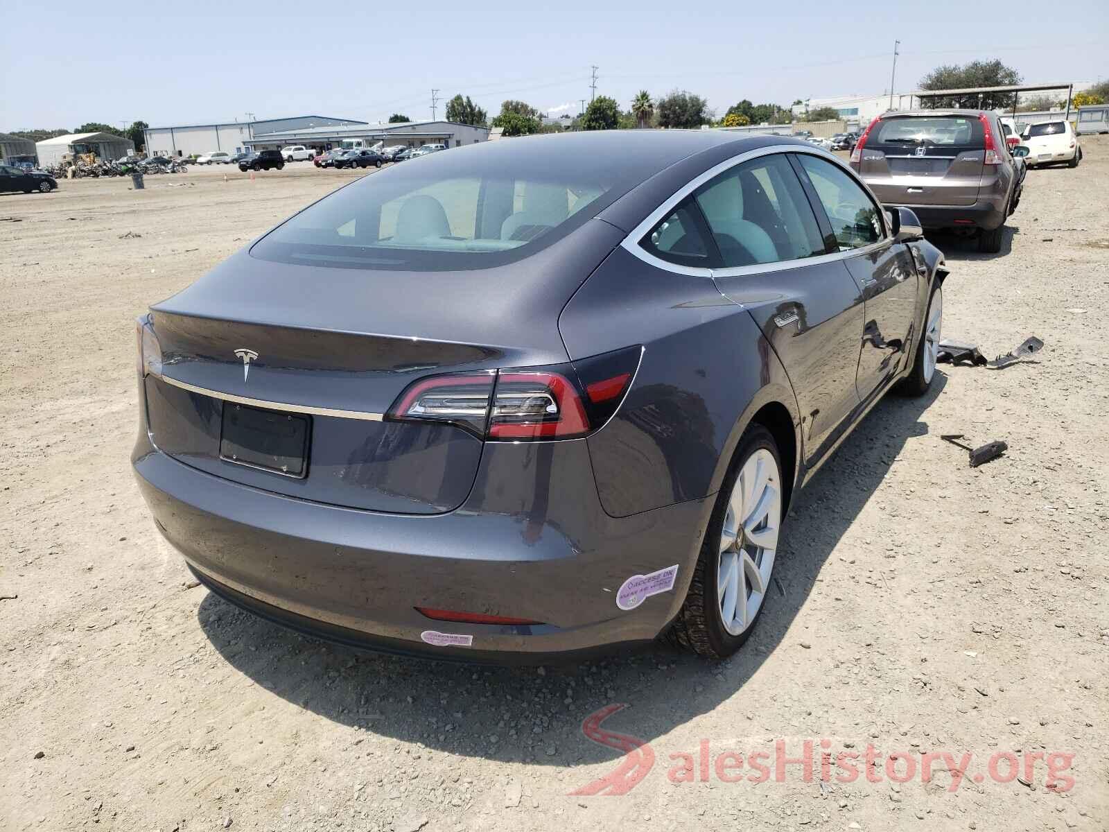 5YJ3E1EA0KF444912 2019 TESLA MODEL 3