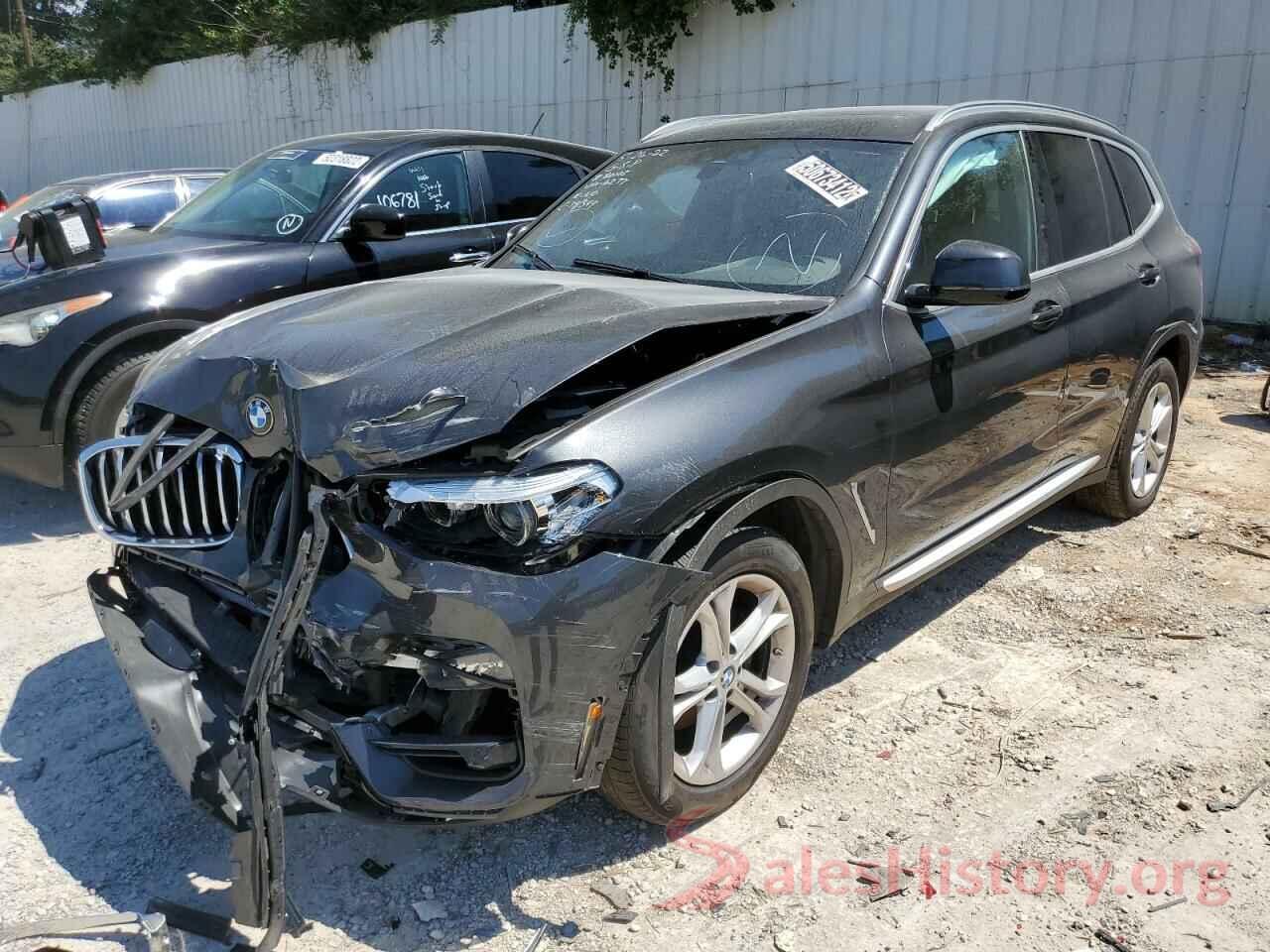 5UXTY5C06M9H76277 2021 BMW X3