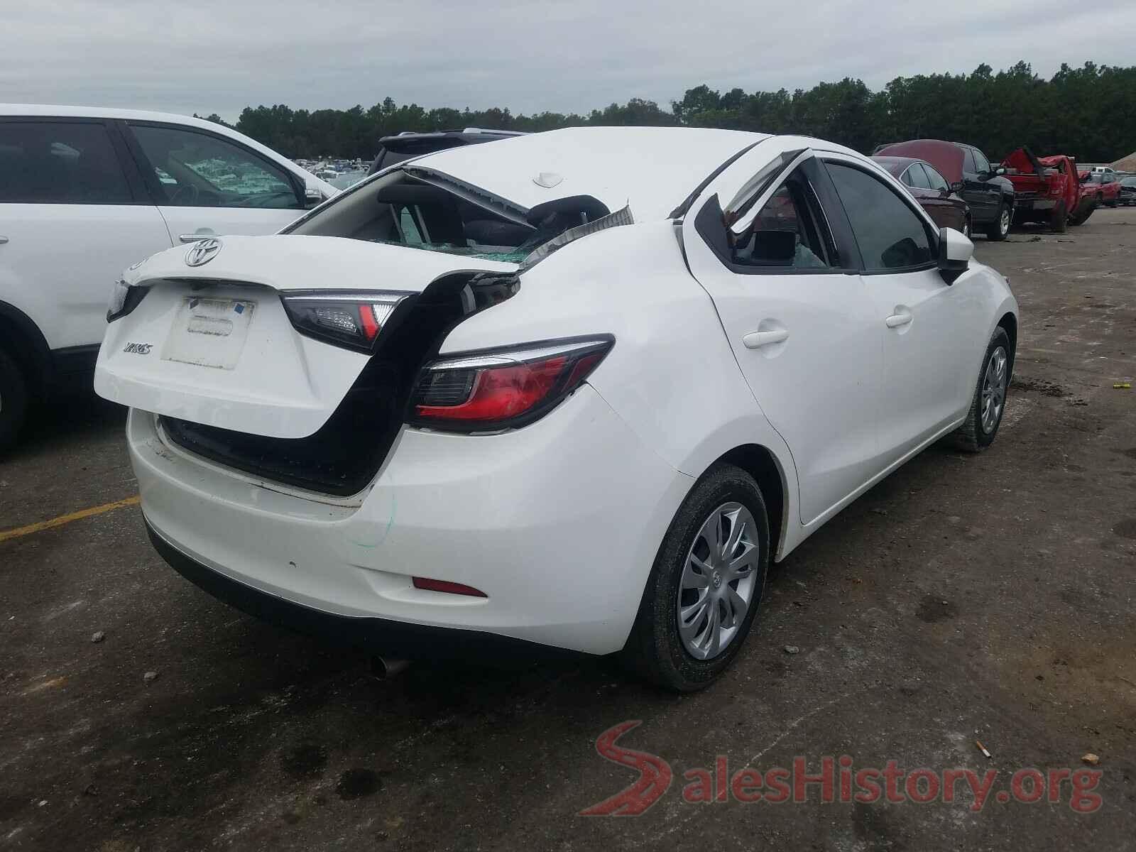 3MYDLBYV6KY518869 2019 TOYOTA YARIS