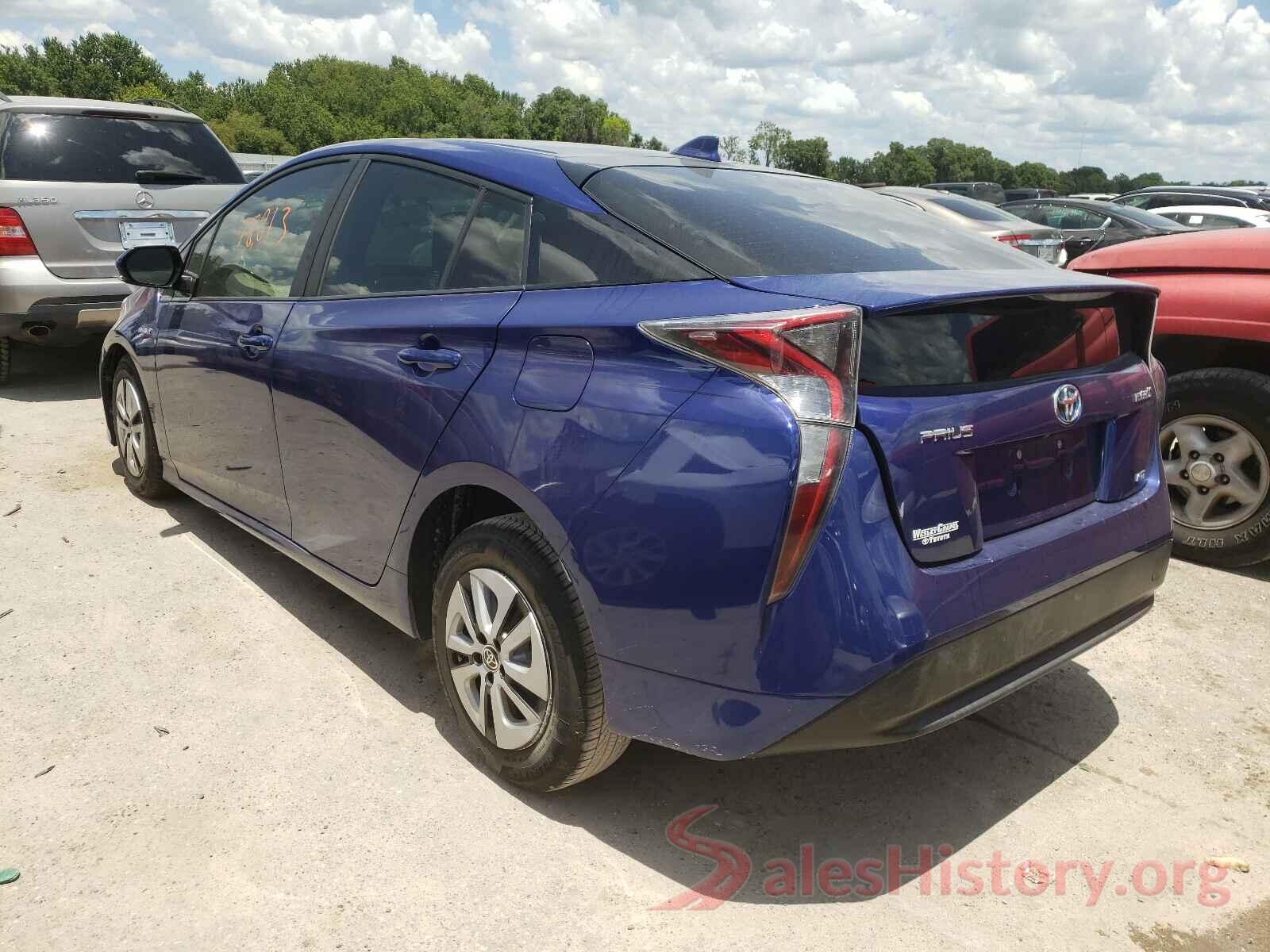 JTDKARFU7G3520127 2016 TOYOTA PRIUS