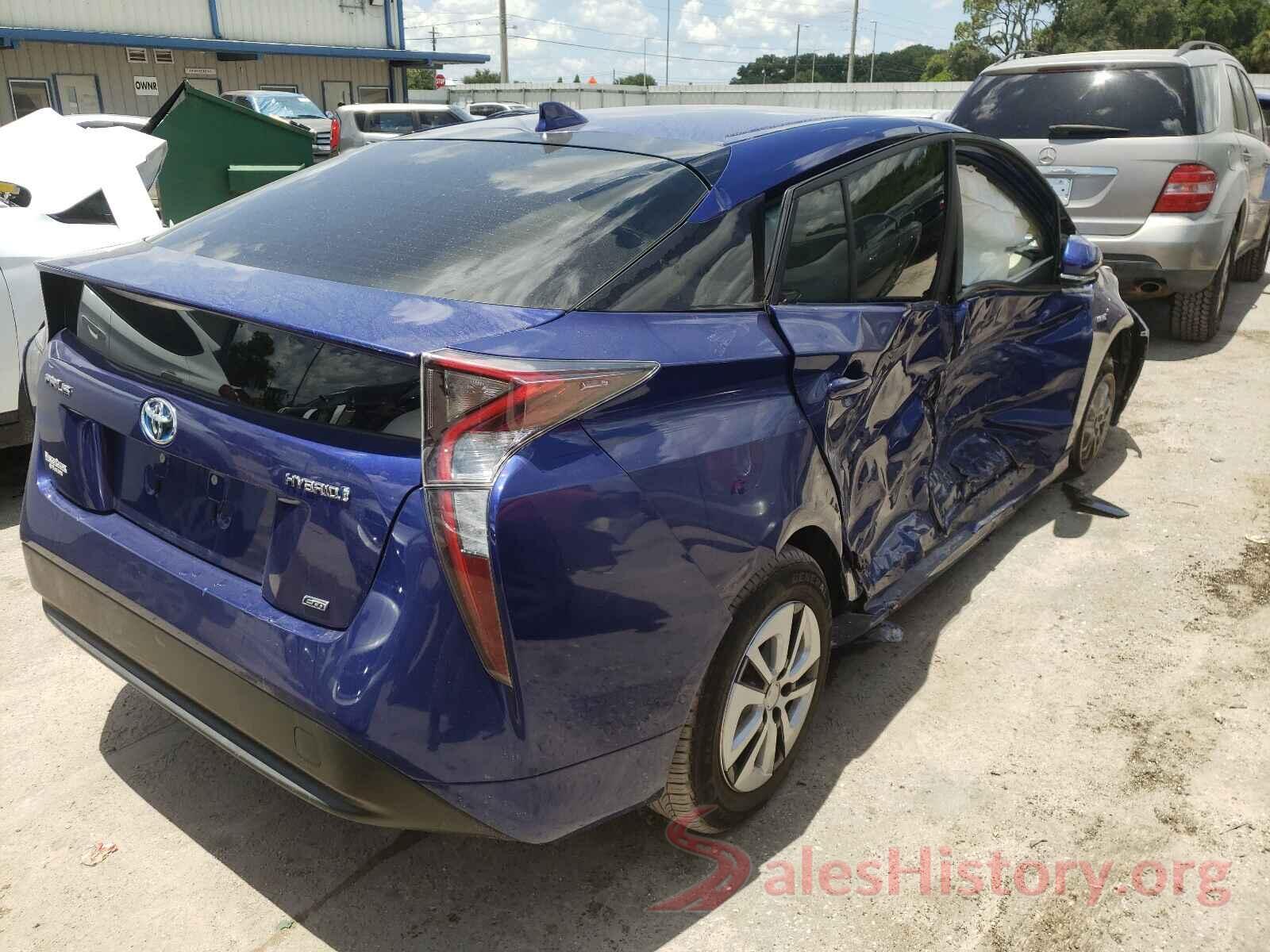 JTDKARFU7G3520127 2016 TOYOTA PRIUS