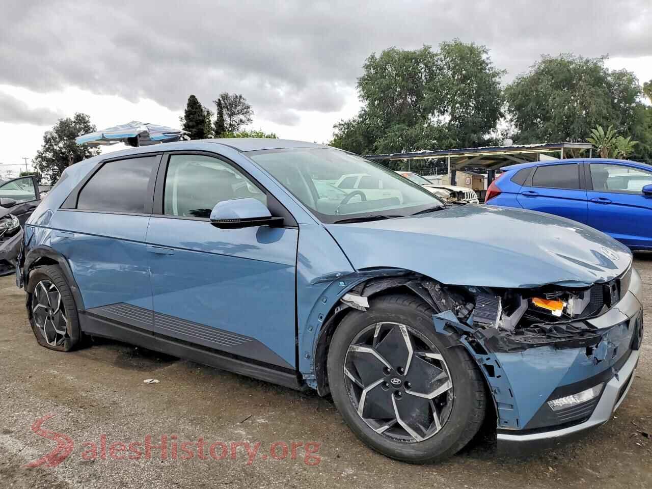 2024 HYUNDAI IONIQ VIN KM8KM4DE3RU341808, rear 3/4 view