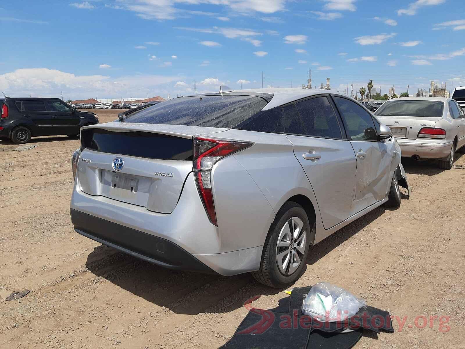 JTDKARFU2G3010266 2016 TOYOTA PRIUS