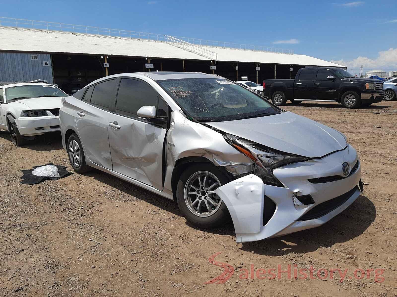 JTDKARFU2G3010266 2016 TOYOTA PRIUS