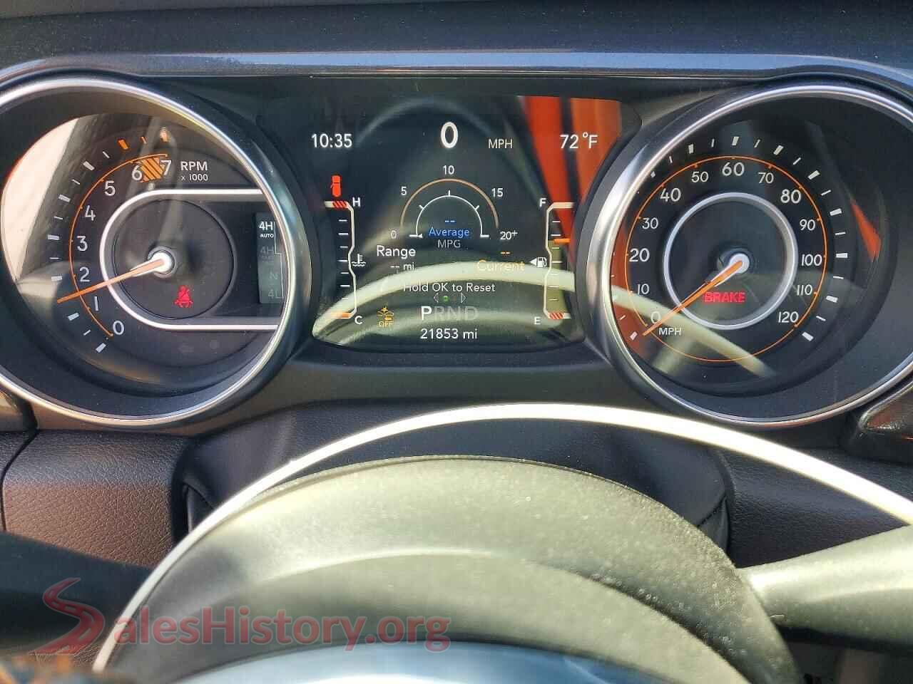 2023 JEEP WRANGLER VIN 1C4JJXSJ4PW546565, interior center console