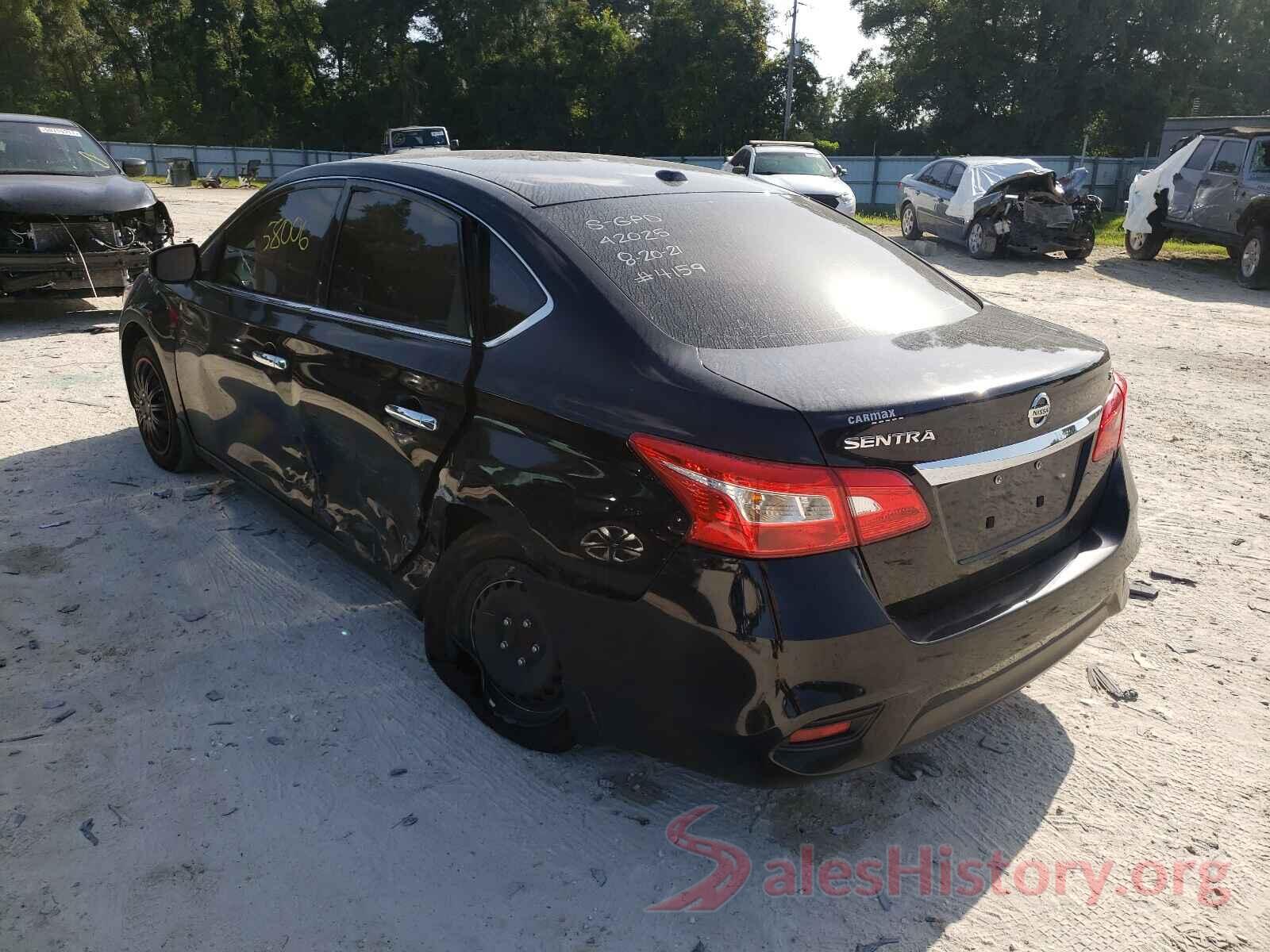 3N1AB7AP2GL654159 2016 NISSAN SENTRA