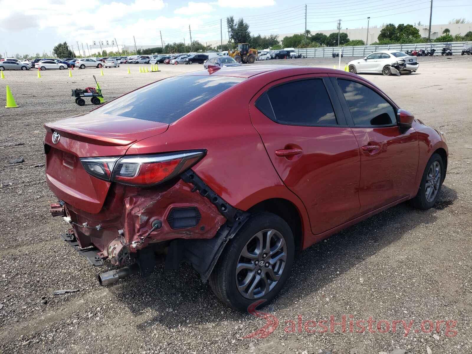 3MYDLBYV3KY516402 2019 TOYOTA YARIS