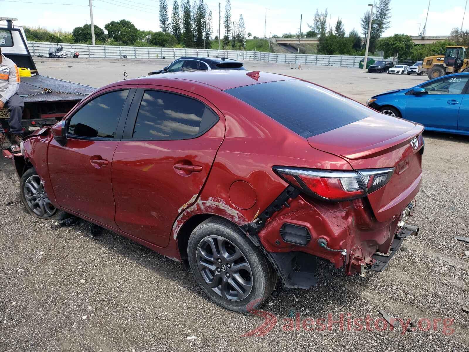 3MYDLBYV3KY516402 2019 TOYOTA YARIS