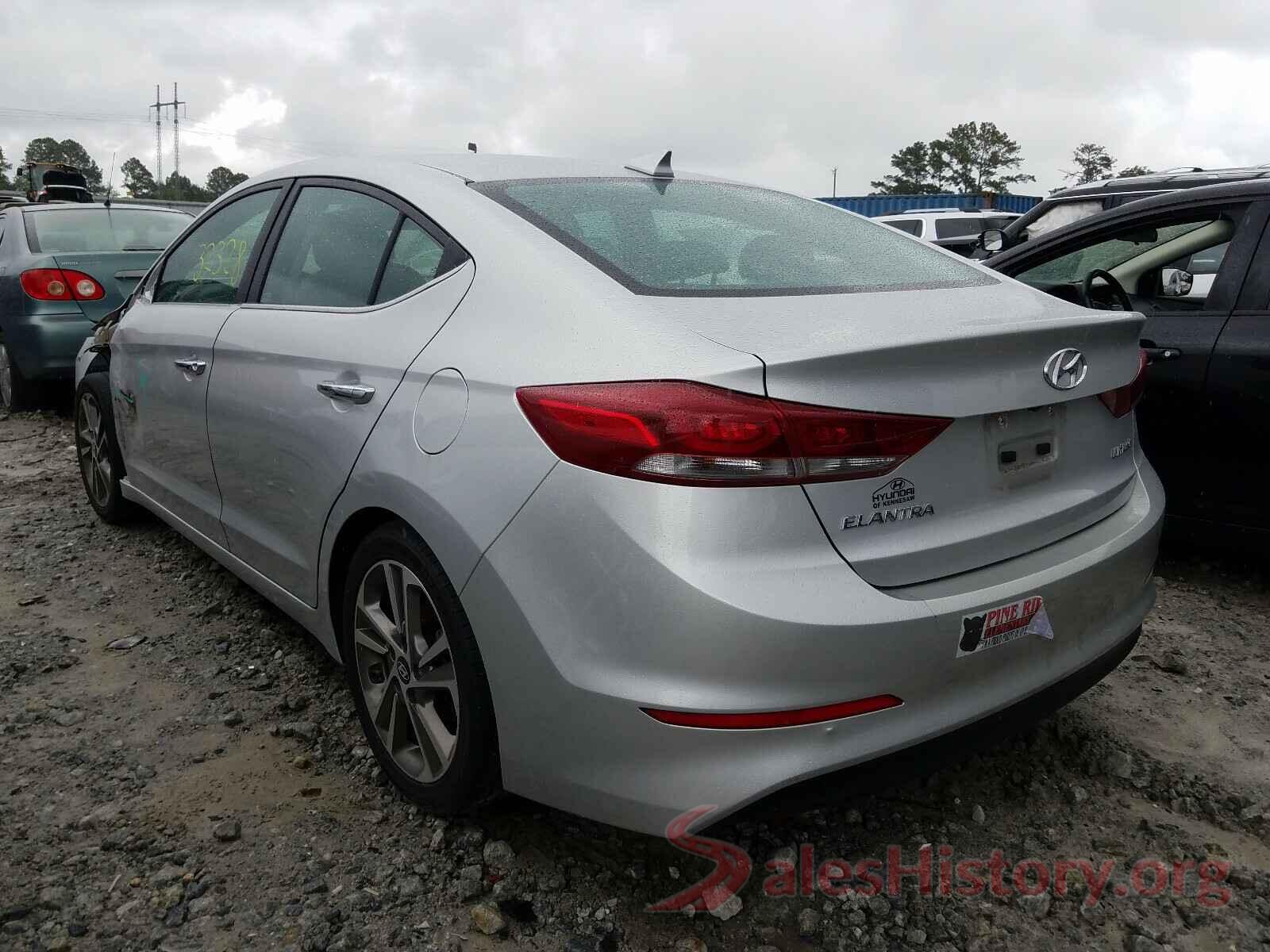 5NPD84LF6HH124564 2017 HYUNDAI ELANTRA