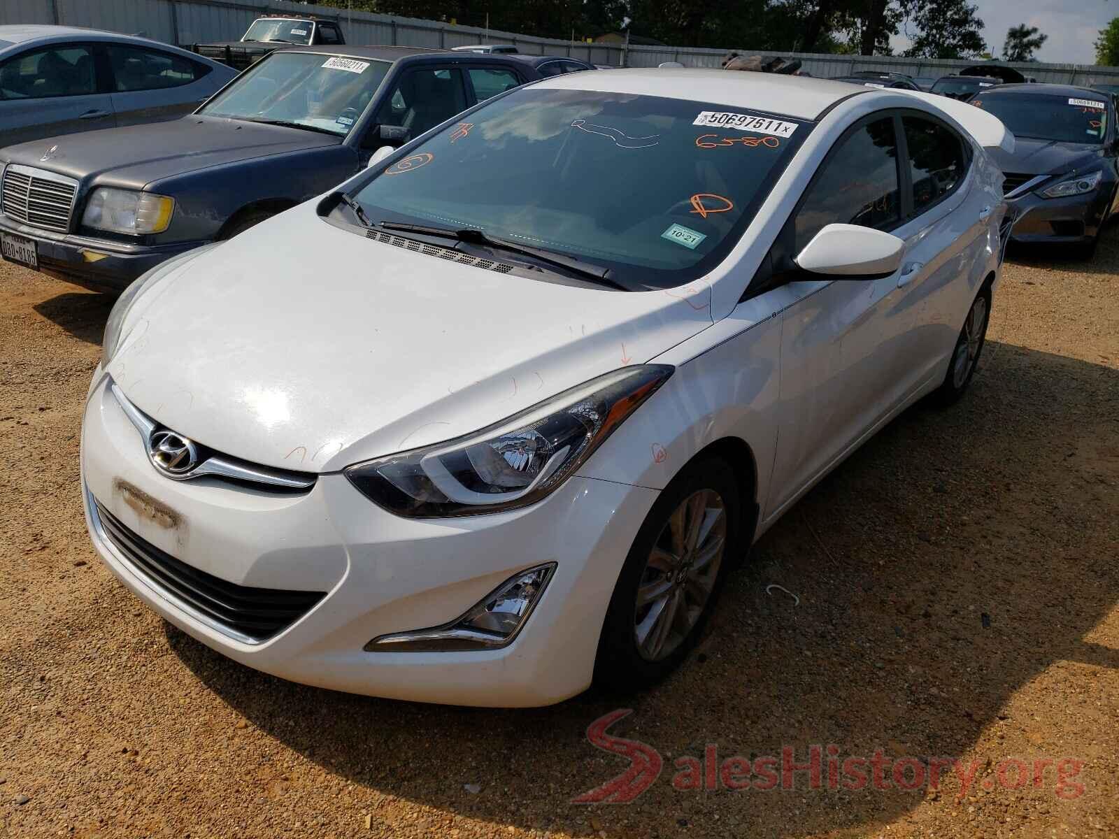 5NPDH4AE0GH656580 2016 HYUNDAI ELANTRA