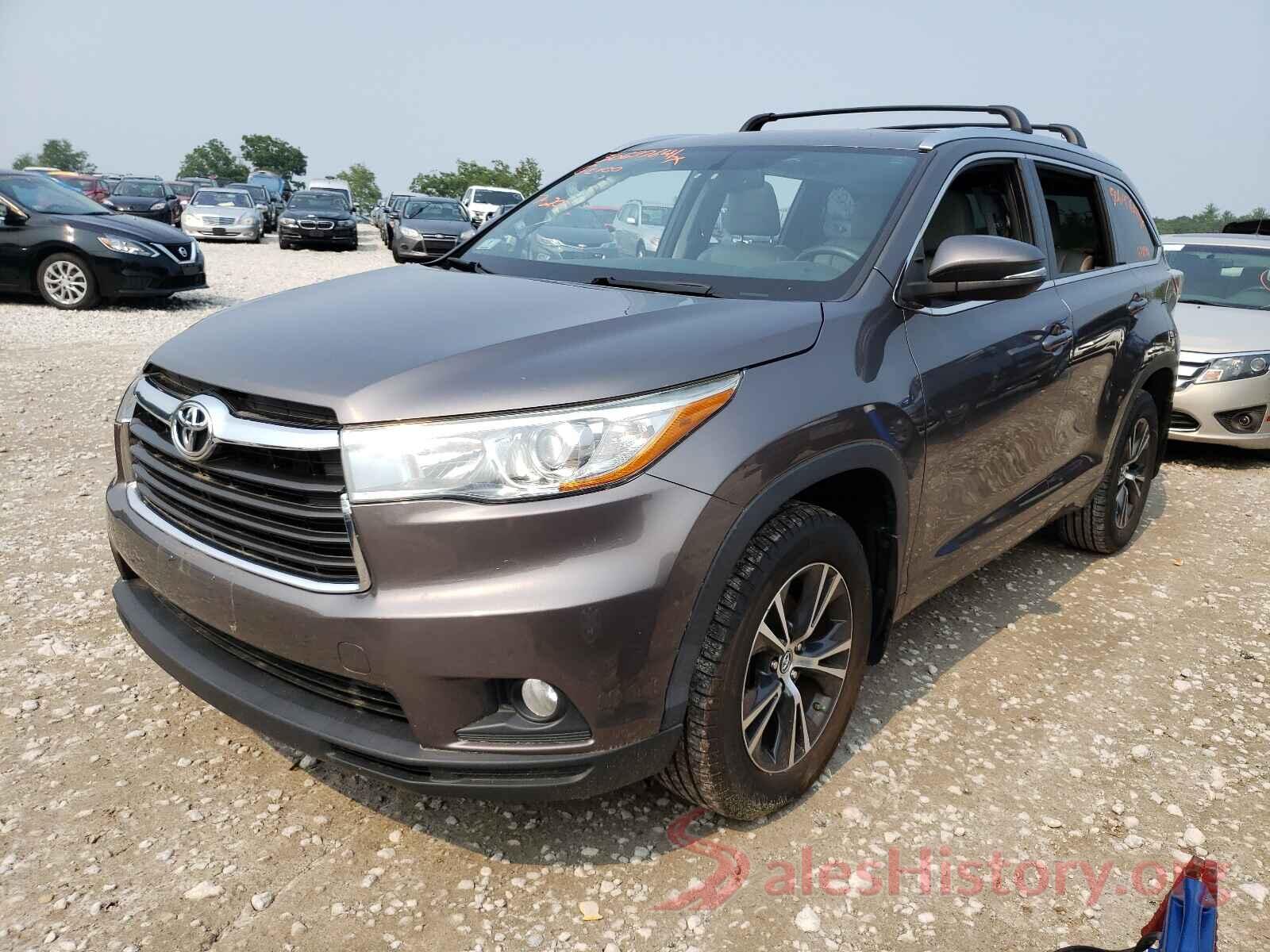 5TDJKRFH3GS240991 2016 TOYOTA HIGHLANDER