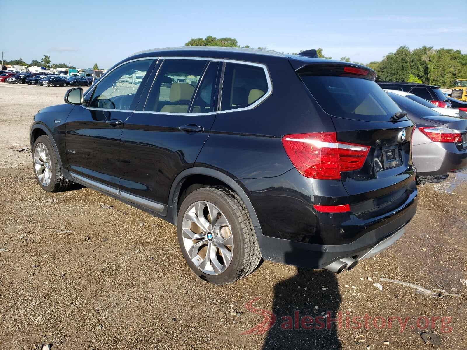 5UXWZ7C57G0R32382 2016 BMW X3