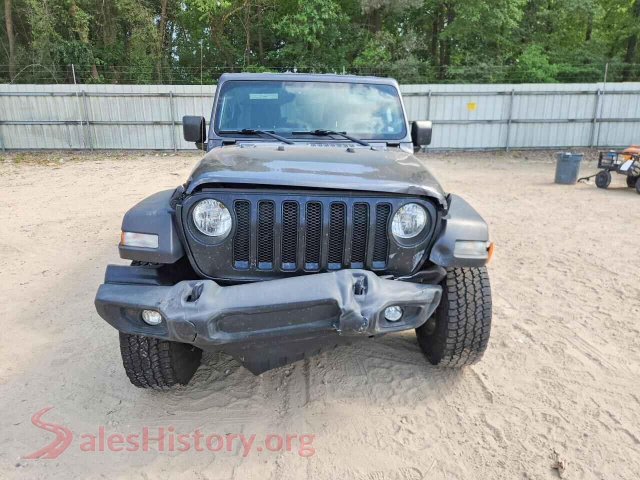 2019 JEEP WRANGLER VIN 1C4HJXDG6KW646546, rear view