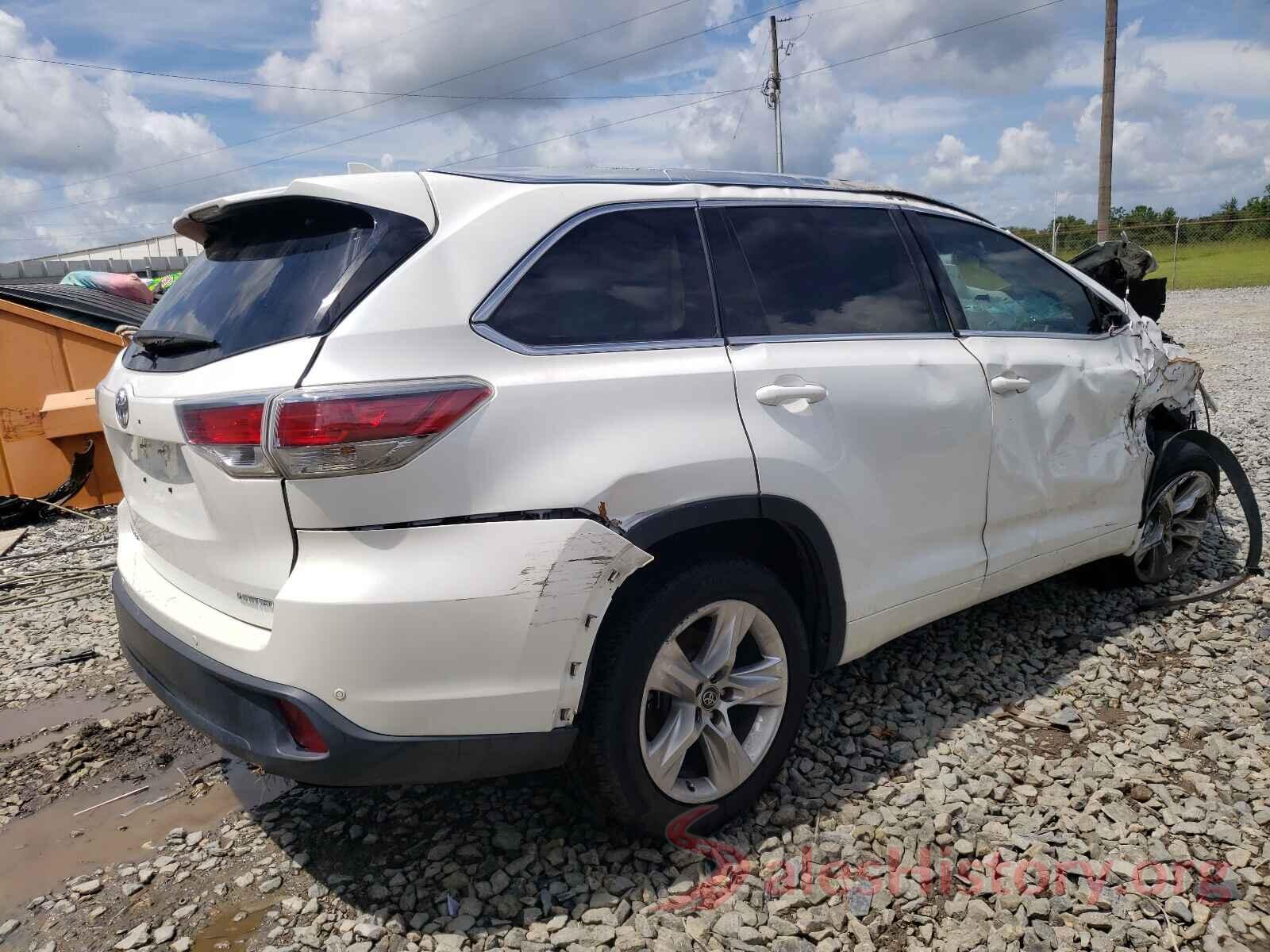 5TDYKRFH2GS147801 2016 TOYOTA HIGHLANDER