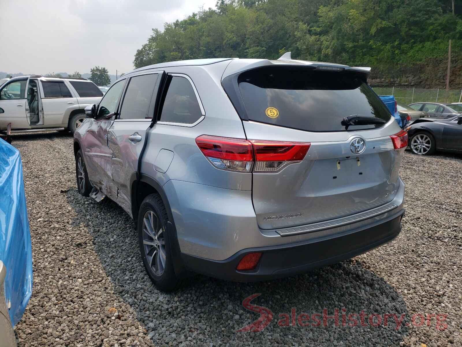 5TDJZRFH3JS876118 2018 TOYOTA HIGHLANDER