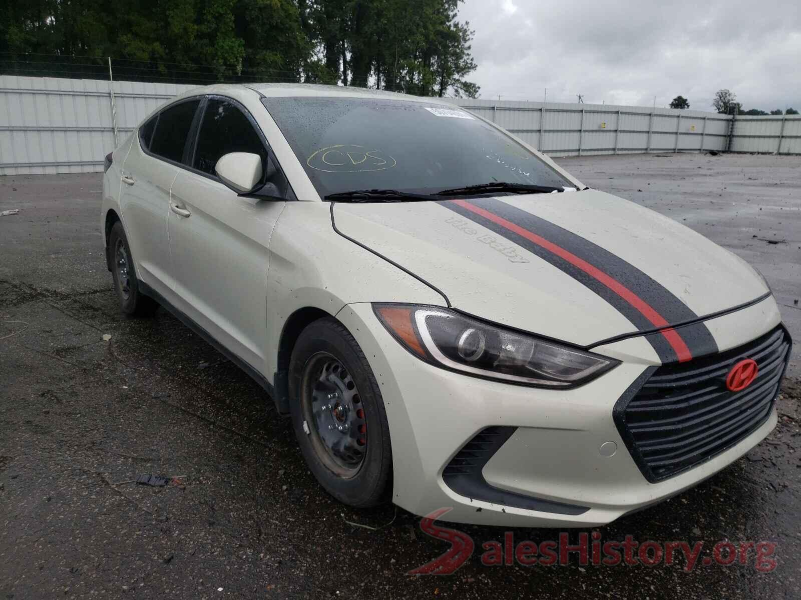 KMHD74LF4HU393795 2017 HYUNDAI ELANTRA