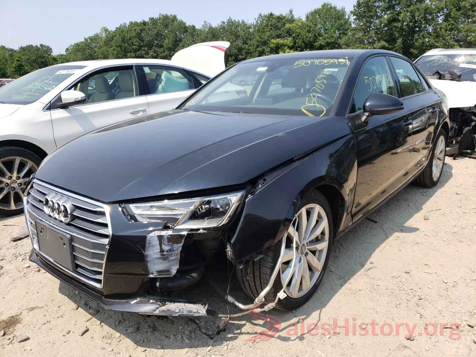 WAUANAF4XHN005482 2017 AUDI A4