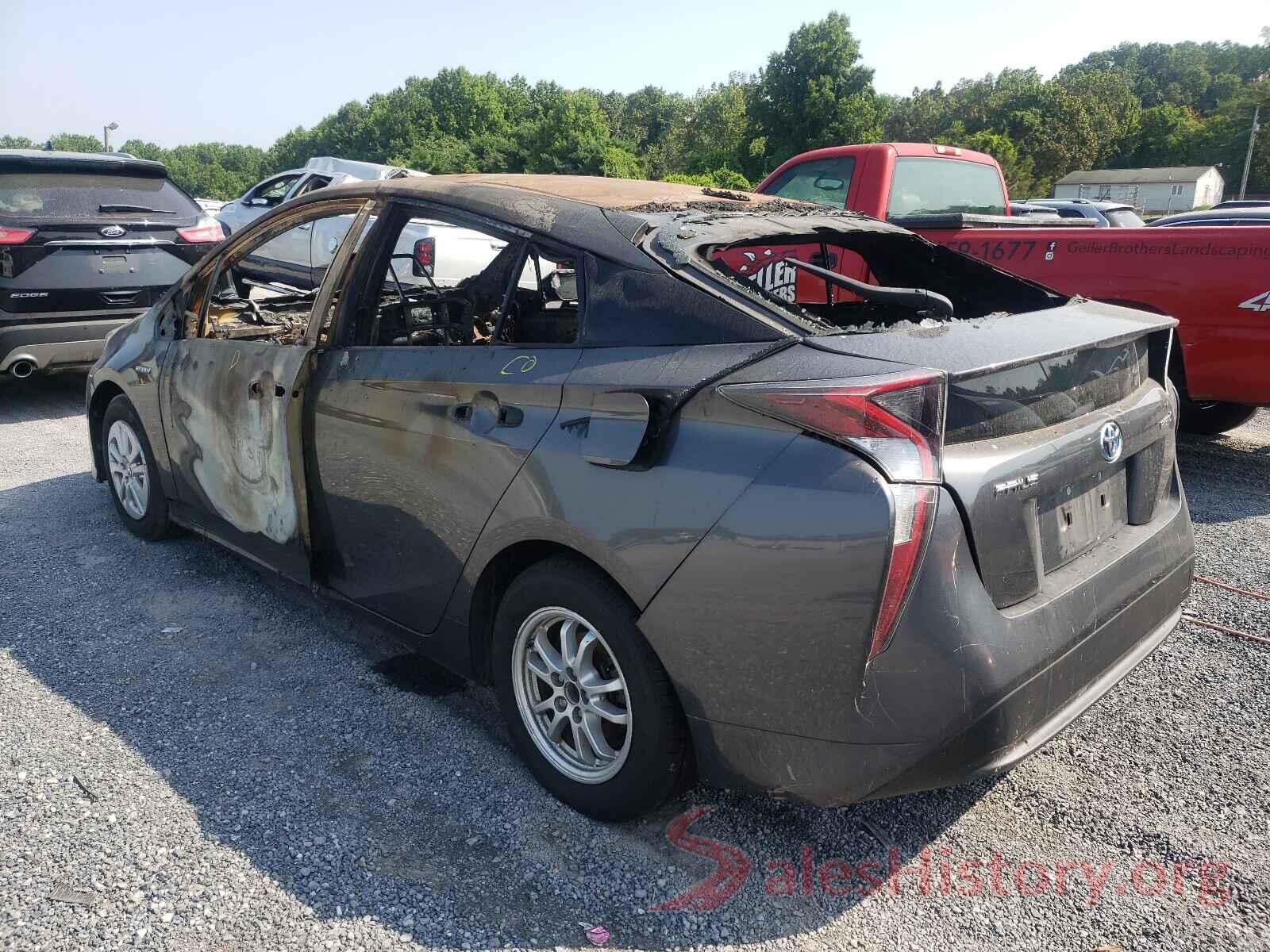 JTDKBRFU7G3002922 2016 TOYOTA PRIUS