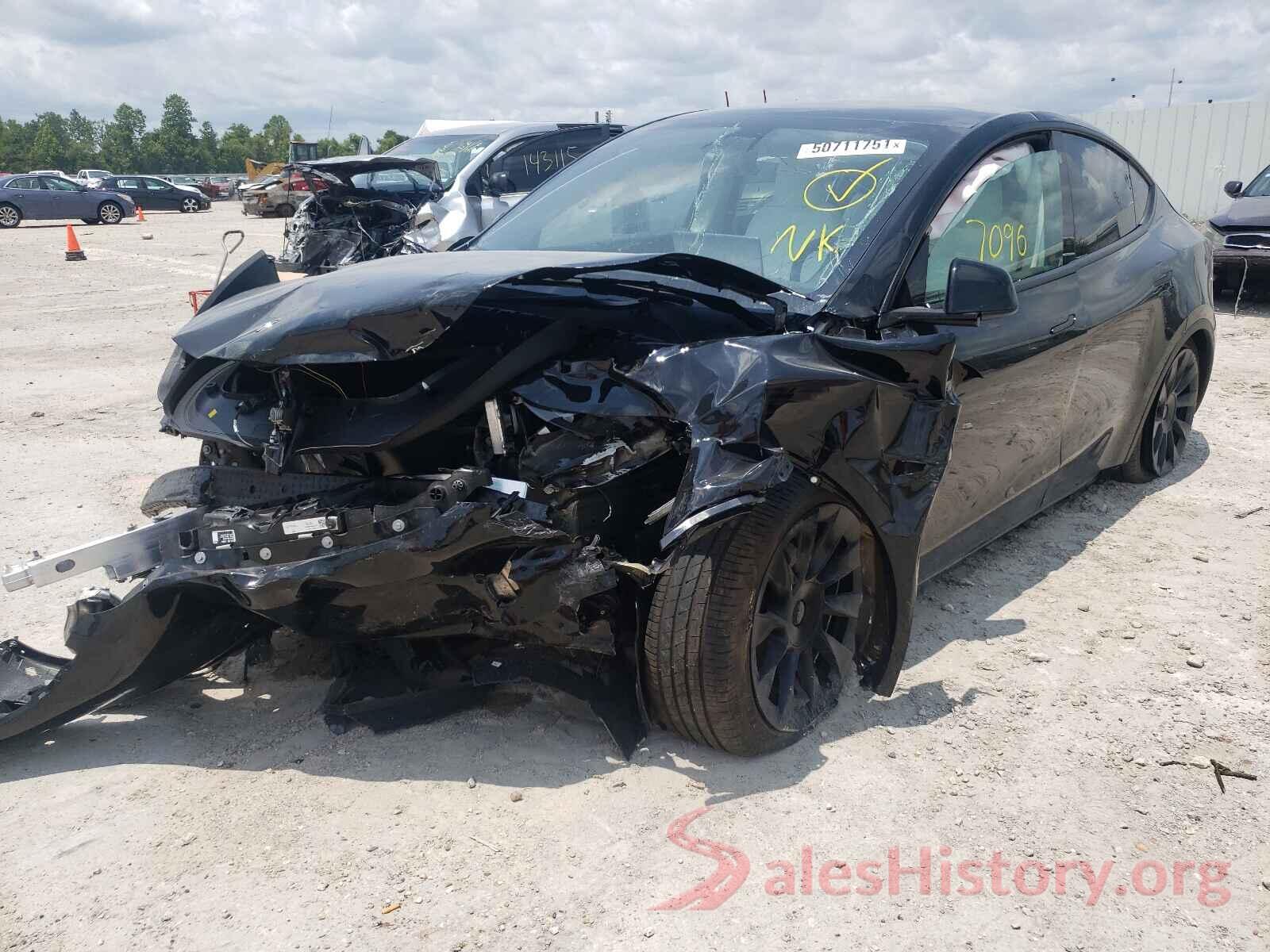 5YJYGAEE6MF144314 2021 TESLA MODEL Y