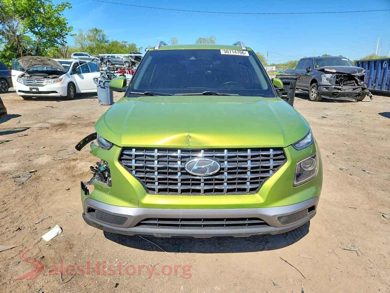 2022 HYUNDAI VENUE VIN KMHRC8A32NU154159, rear view