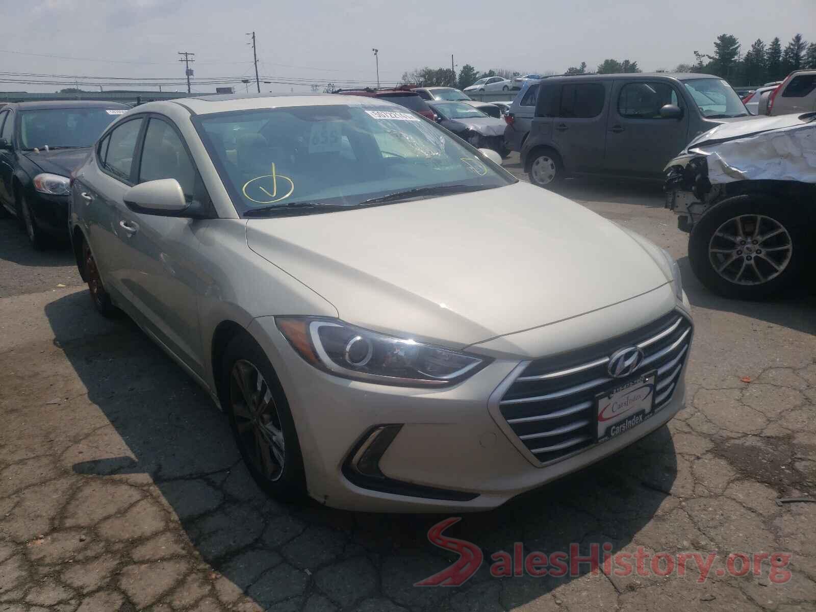 KMHD84LF6HU351285 2017 HYUNDAI ELANTRA