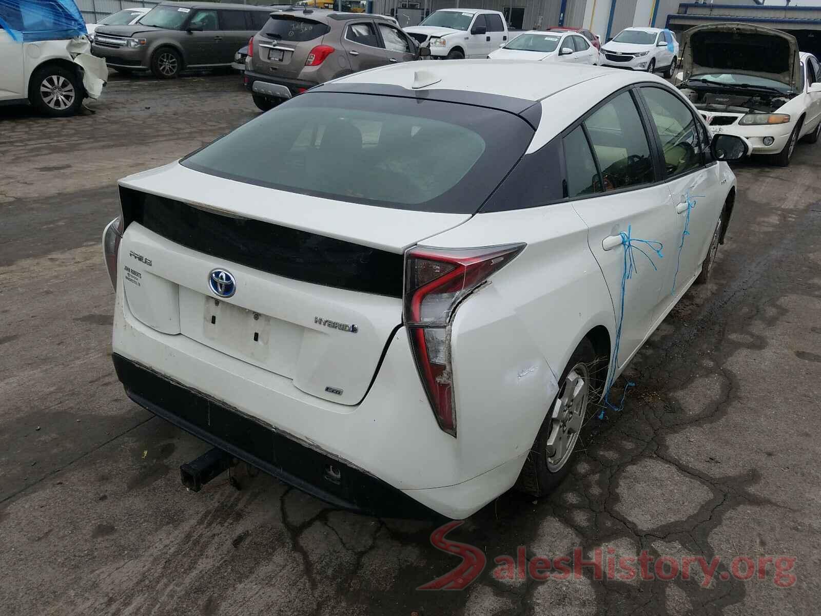 JTDKARFU4G3009510 2016 TOYOTA PRIUS