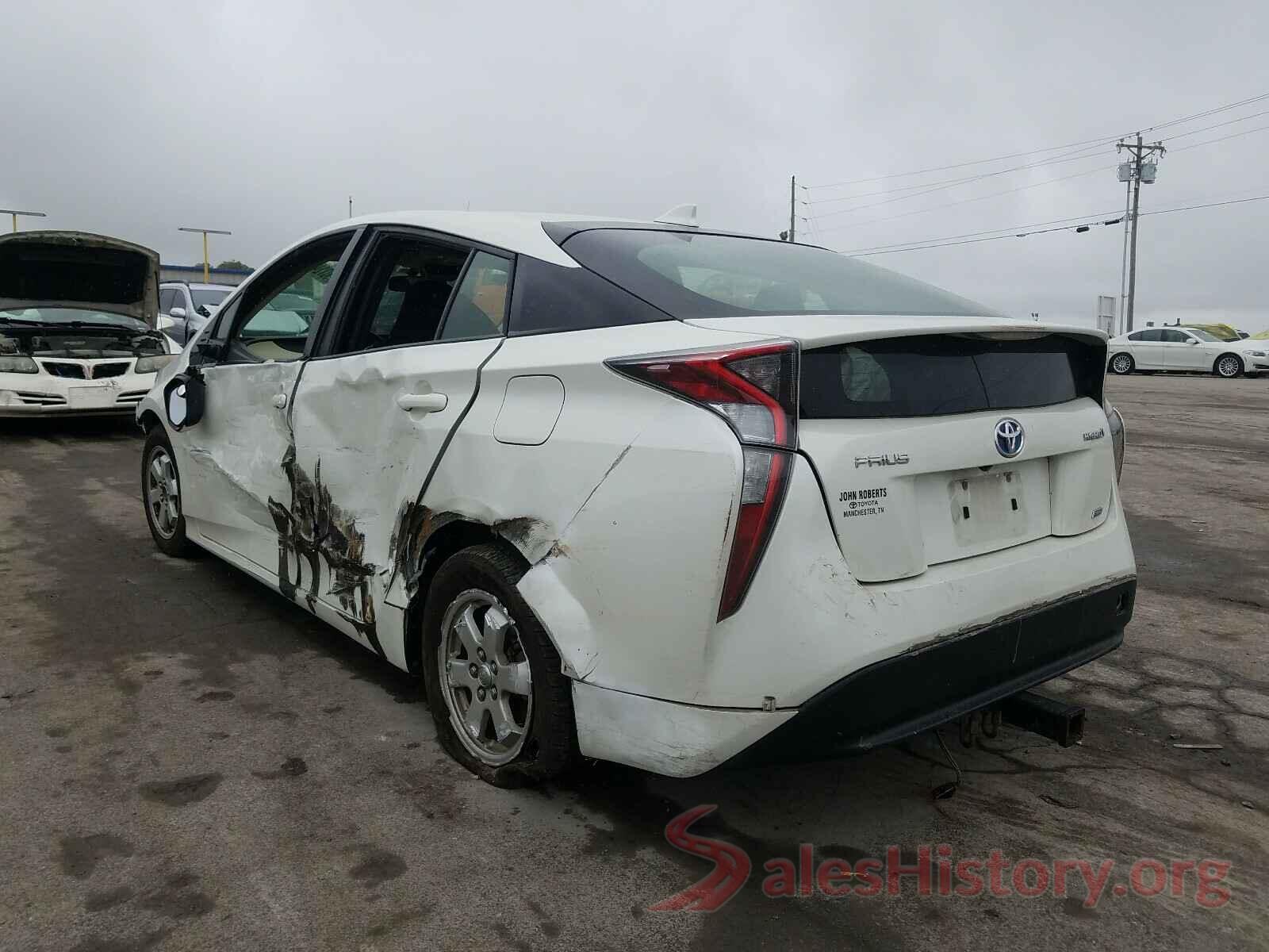 JTDKARFU4G3009510 2016 TOYOTA PRIUS