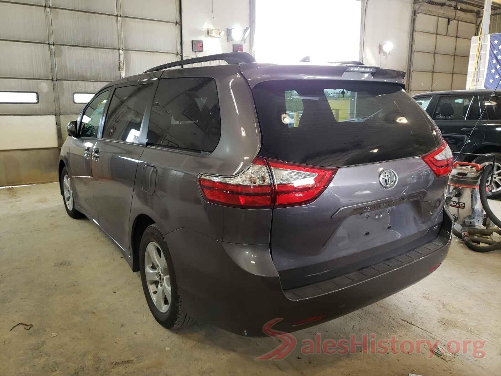 5TDKZ3DC4KS993586 2019 TOYOTA SIENNA