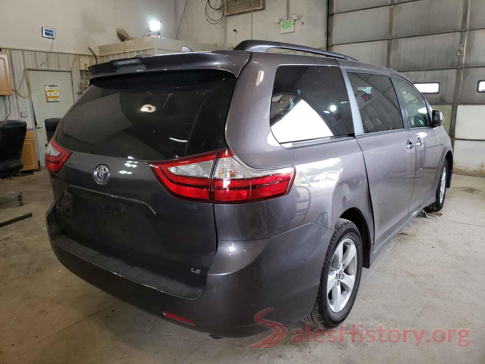 5TDKZ3DC4KS993586 2019 TOYOTA SIENNA