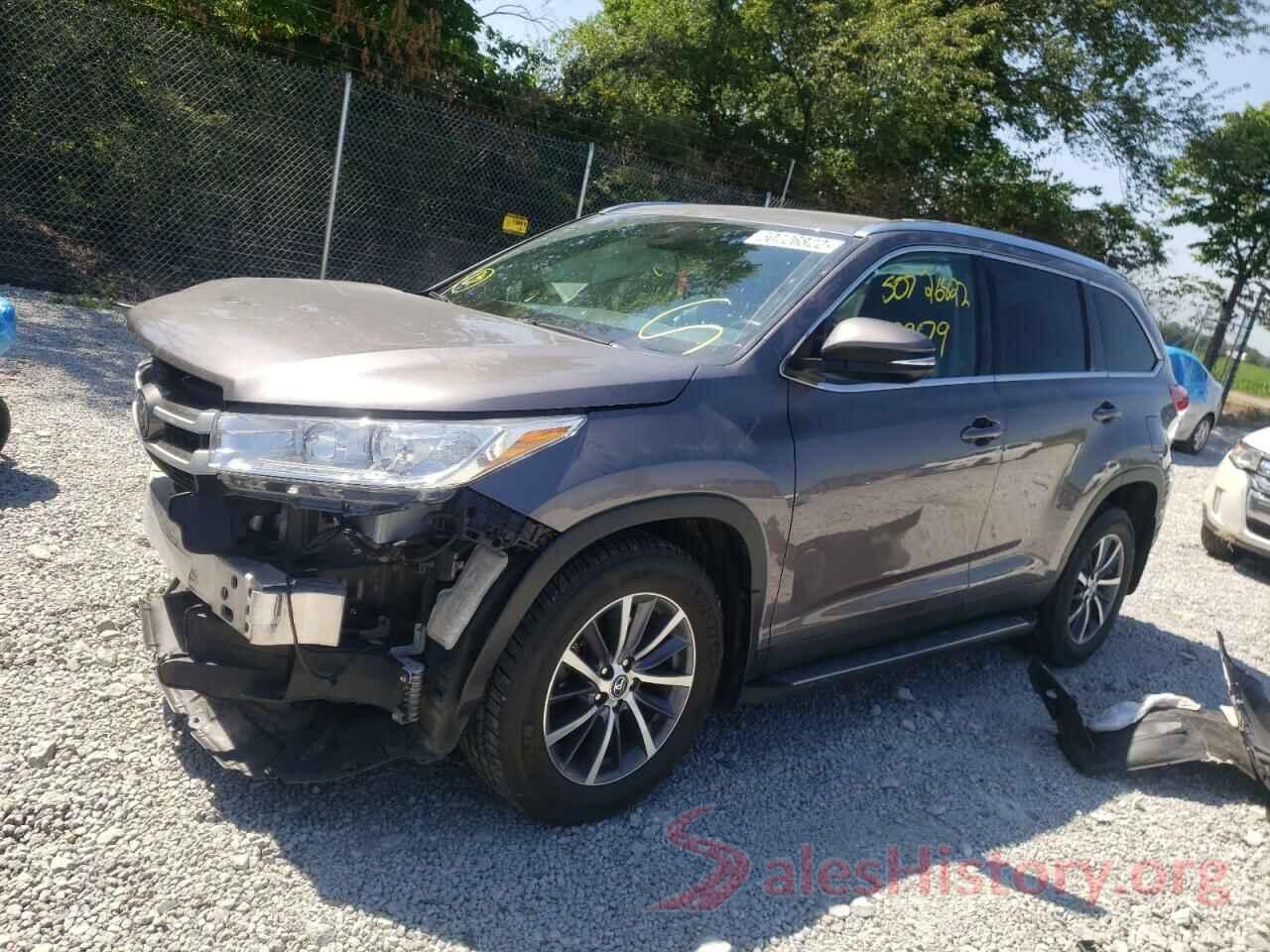 5TDJZRFHXKS610709 2019 TOYOTA HIGHLANDER