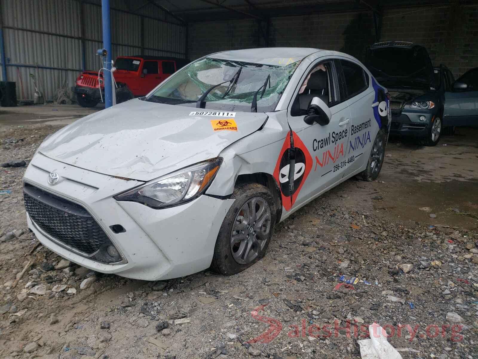 3MYDLBYV9LY707887 2020 TOYOTA YARIS