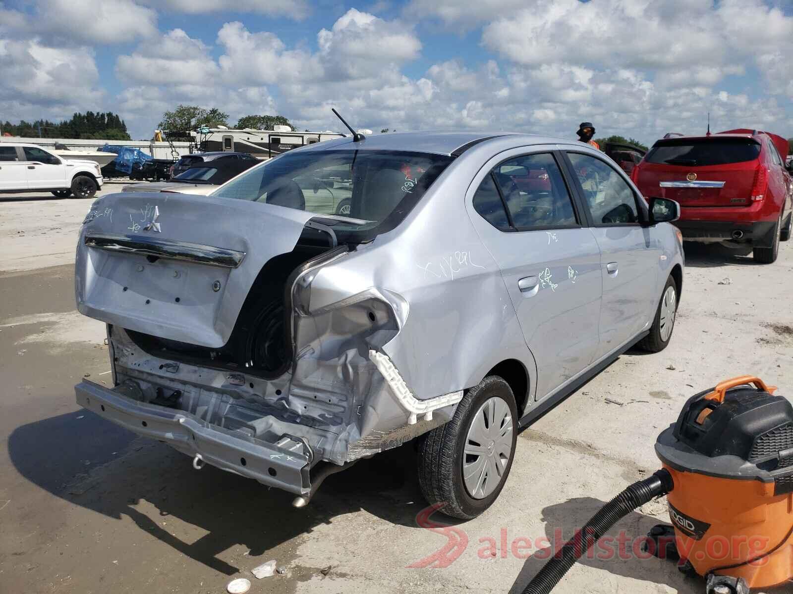 ML32F3FJXLHF02650 2020 MITSUBISHI MIRAGE