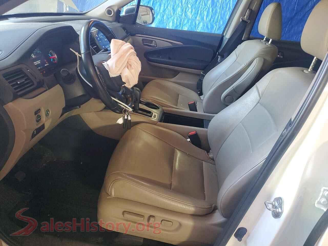 2019 HONDA PILOT VIN 5FNYF5H51KB012533, engine bay