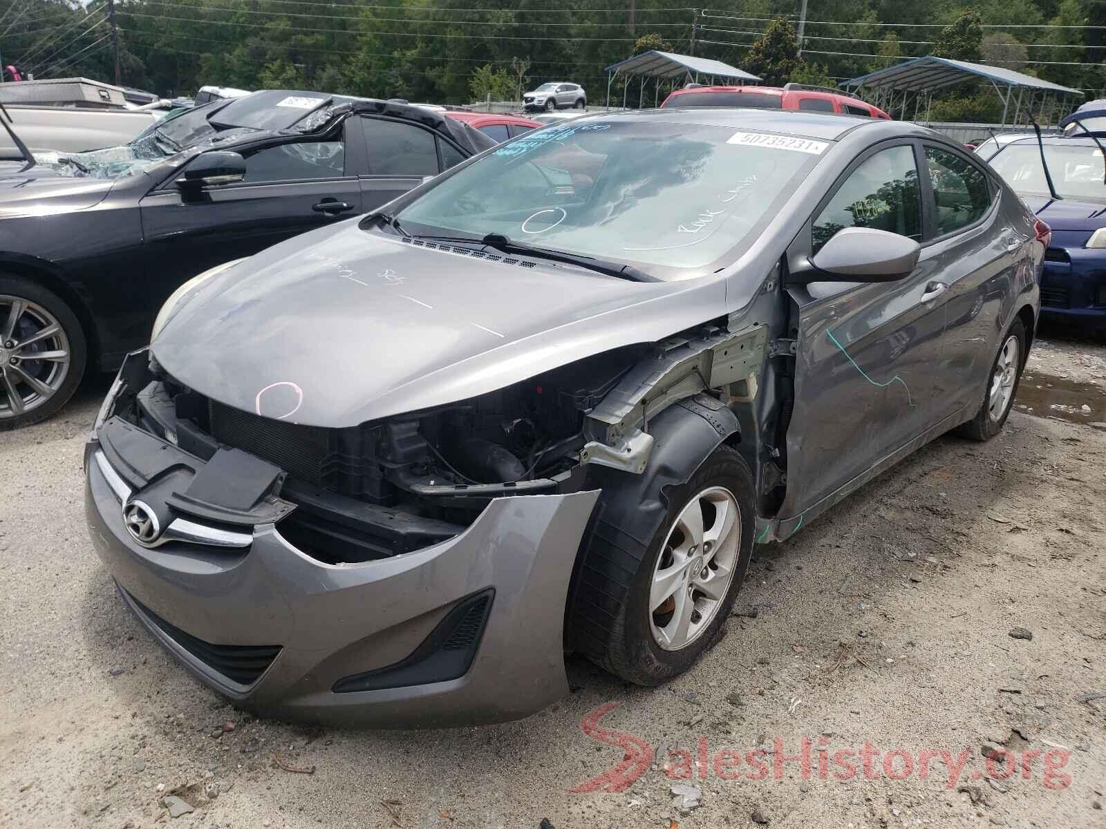 5NPDH4AE5EH462236 2014 HYUNDAI ELANTRA