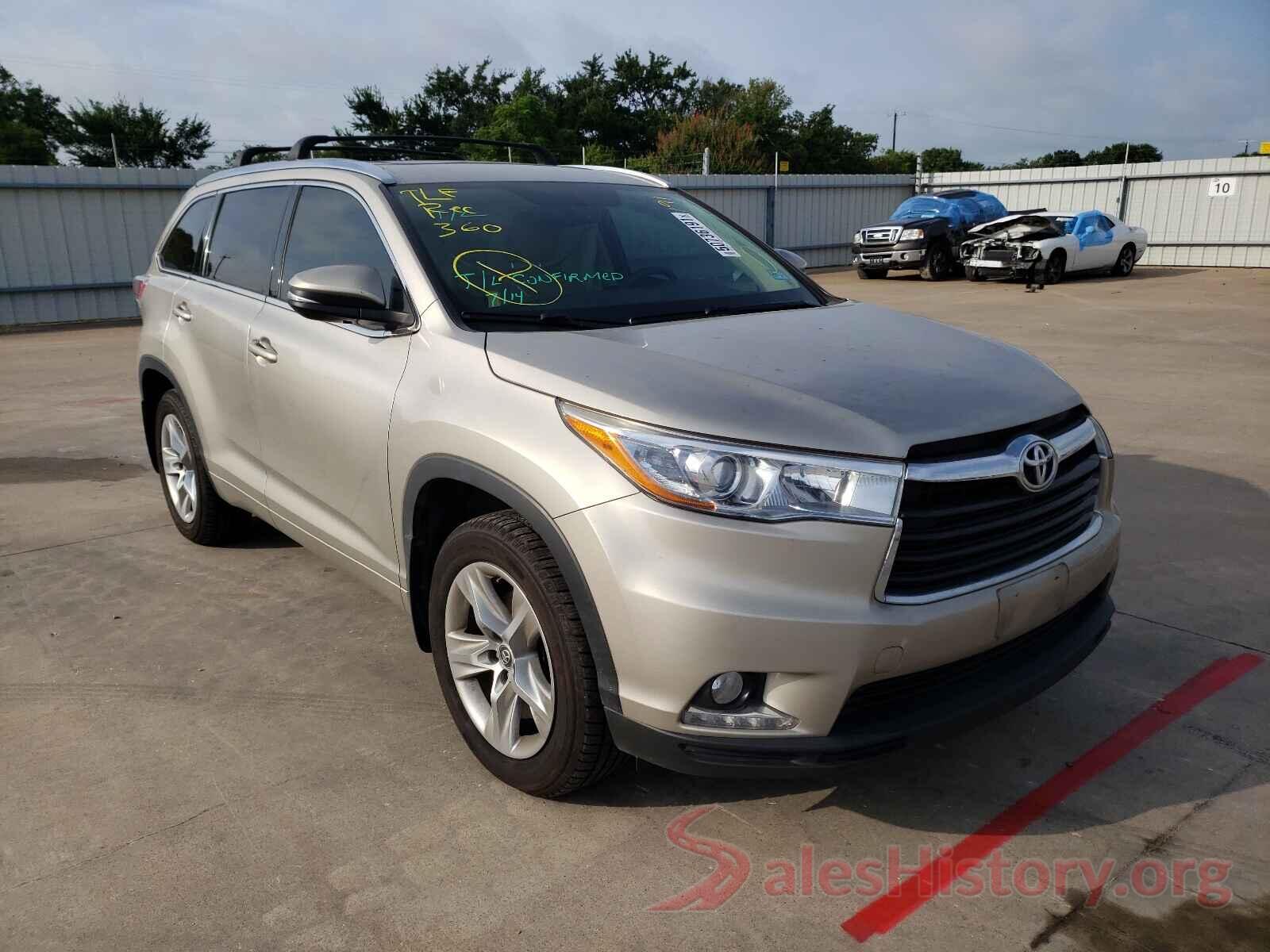 5TDYKRFHXGS158271 2016 TOYOTA HIGHLANDER