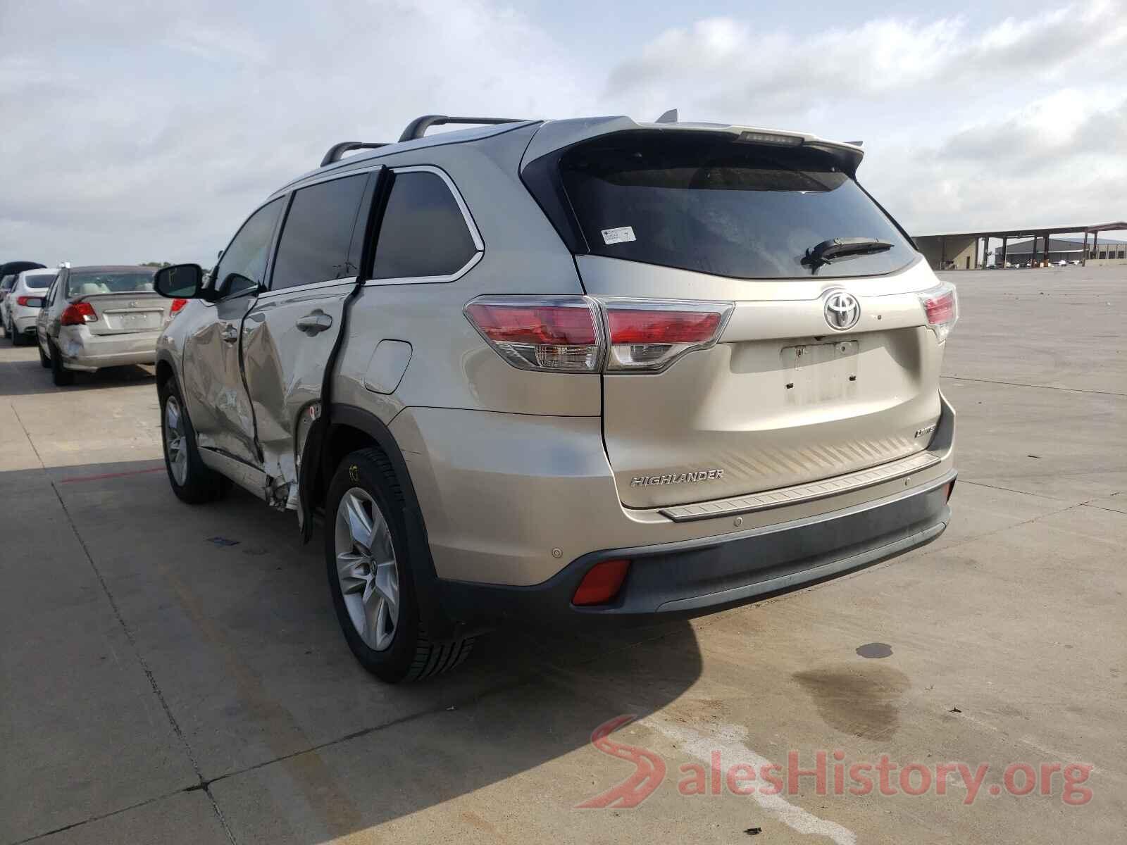 5TDYKRFHXGS158271 2016 TOYOTA HIGHLANDER