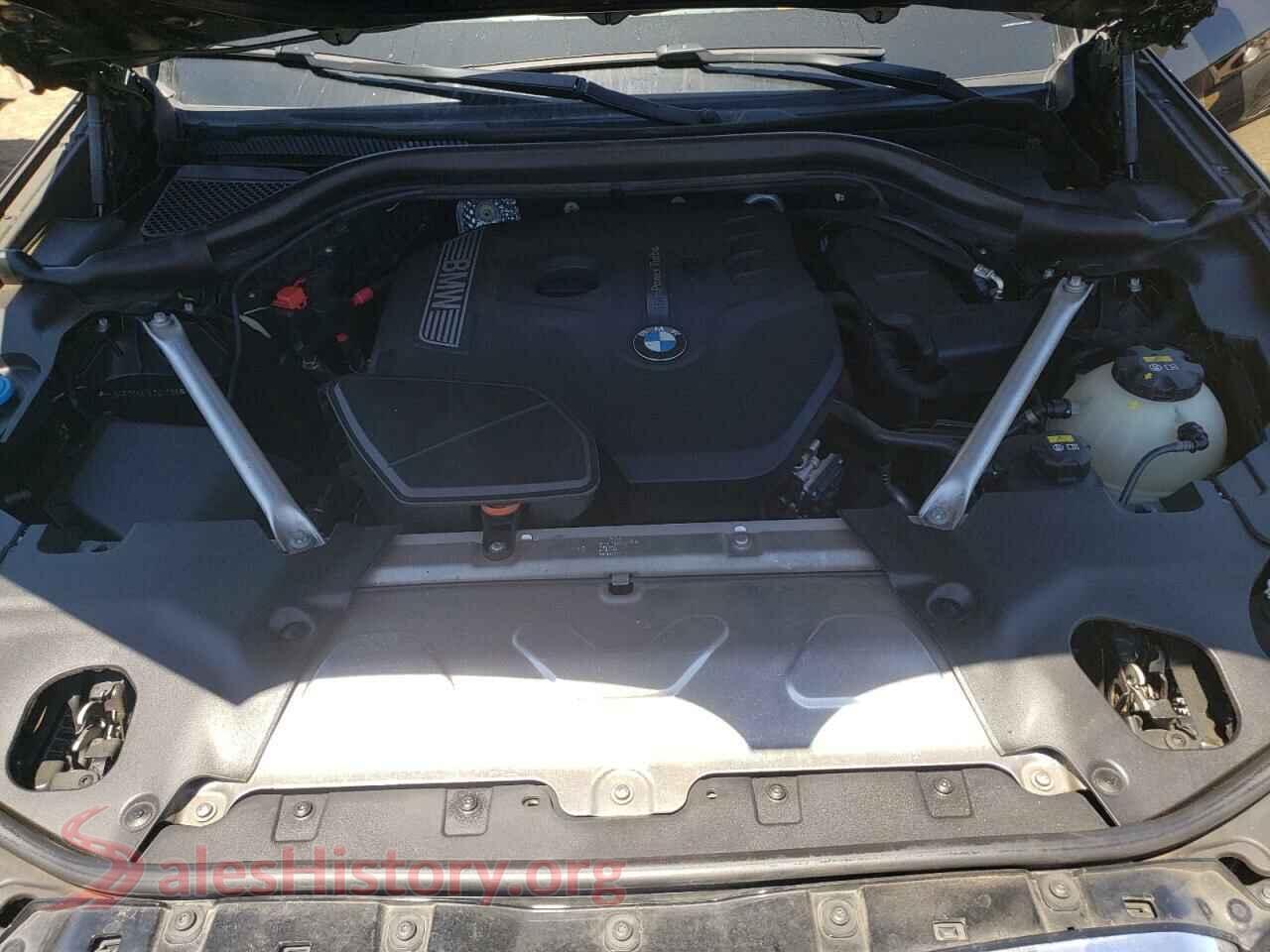 2018 BMW X3 VIN 5UXTR9C5XJLD61798, engine bay